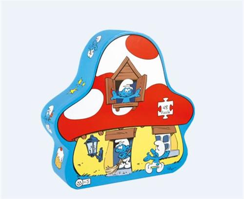 Dujardin Puzzle Les Schtroumpfs Maison